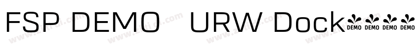 FSP DEMO   URW Dock字体转换